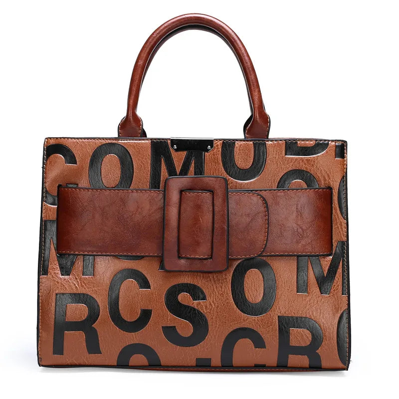 2024 New PU Leather Handbags Fashion Ladies Shoulder Messenger Bags Tote Bag Luxury Brand Handbags Designer Bags for Women