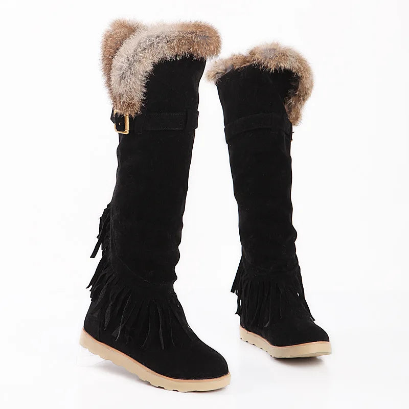 Lady Boots Rock Shoes Woman Sexy Thigh High Heels High Sexy Lace Up Clogs Platform Round Toe Luxury Designer Ladies  Women