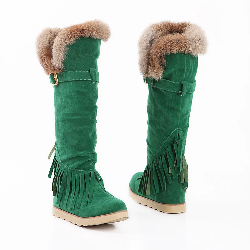 Lady Boots Rock Shoes Woman Sexy Thigh High Heels High Sexy Lace Up Clogs Platform Round Toe Luxury Designer Ladies  Women